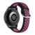RMPACK Samsung Galaxy Watch4 40mm,42mm Óraszíj Szilikon Pótszíj Sport Hollow Style Fekete/Pink