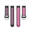 RMPACK Samsung Galaxy Watch4 40mm,42mm Óraszíj Szilikon Pótszíj Sport Hollow Style Fekete/Pink