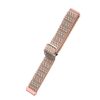 RMPACK Samsung Galaxy Watch4 42mm Pótszíj Óraszíj Szövet Szíj Nylon Rhombus Style Rózsaszín