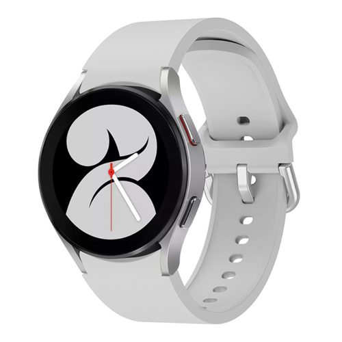 RMPACK Samsung Galaxy Watch4 Classic 46mm 42mm / 44mm 40mm Óraszíj Szilikon Pótszíj Elegance Series Szürke