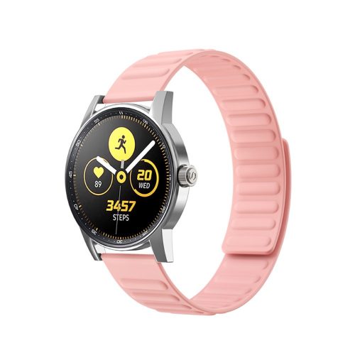 RMPACK Samsung Galaxy Watch4 Classic 46mm 42mm / 44mm 40mm Mágneses Szíj Pótszíj Szilikon Óraszíj Zöld