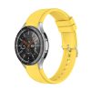RMPACK Samsung Galaxy Watch4 40mm 42mm / Watch4 Classic 44mm Classic 46mm Óraszíj Szilikon Pótszíj TrendyStyle Sárga