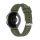 RMPACK Samsung Galaxy Watch4 40mm 42mm / Watch4 Classic 44mm Classic 46mm Óraszíj Szilikon Pótszíj TrendyStyle OlajZöld