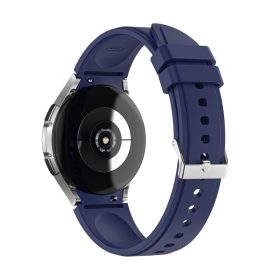   RMPACK Samsung Galaxy Watch4 40mm 42mm / Watch4 Classic 44mm Classic 46mm Óraszíj Szilikon Pótszíj TrendyStyle Sötétkék