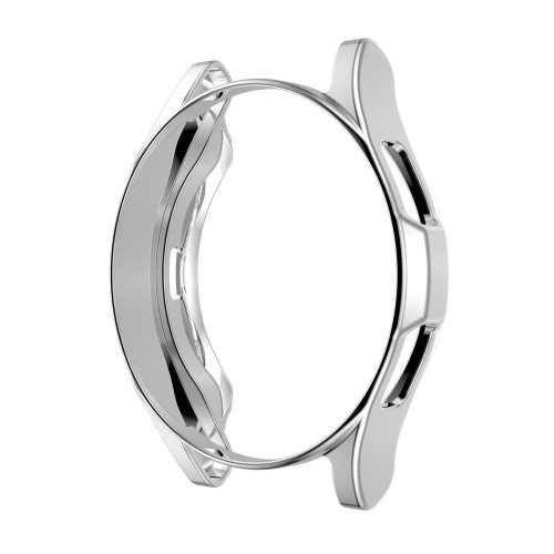 RMPACK Samsung Galaxy Watch4 Classic 42mm Védőkeret + Üvegfólia Képernyővédő Tempered Glass Ezüst