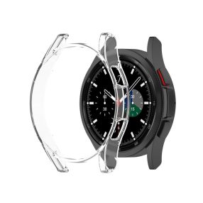   RMPACK Samsung Galaxy Watch4 Classic 42mm Védőkeret TPU Szilikon Áttetsző