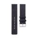 RMPACK Samsung Galaxy Watch4 40mm|Classic 42mm|44mm|Classic 46mm Szövet Pótszíj Óraszíj Canvas Elegance Series Fekete