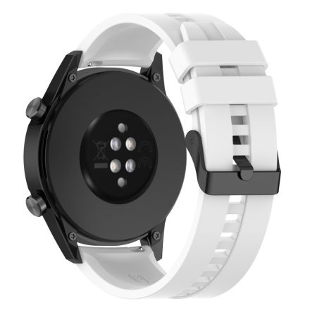 RMPACK Huawei Watch GT3 46mm Szilikon Pótszíj Óraszíj ELEGANT-SPORT SERIES Fehér