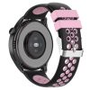RMPACK Huawei Watch GT3 46mm Pótszíj Szilikon Óraszíj Sport Hollow Style Fekete/Rózsaszín