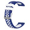 RMPACK Huawei Watch GT3 46mm Pótszíj Szilikon Óraszíj Sport Hollow Style Kék/Fehér