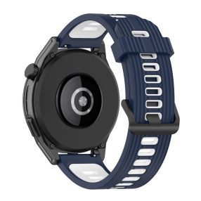   RMPACK Huawei Watch GT3 46mm Szilikon Óraszíj Pótszíj Sport Style Soft Kék/Fehér