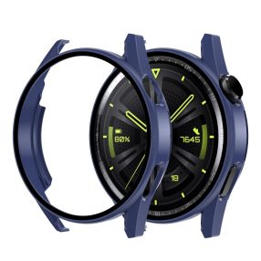   RMPACK Huawei Watch GT3 46mm Védőkeret + Tempered Glass Üveg Scratch-Proof 3D Kék
