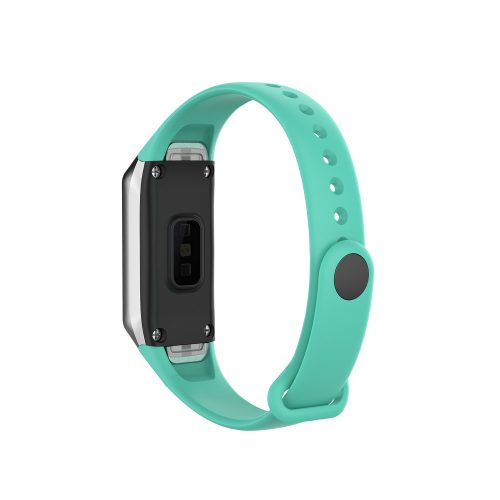 RMPACK Samsung Galaxy Fit SM-R370 Óraszíj Pótszíj Szilikon Sport Style Cián