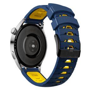  RMPACK Szilikon Univerzális Óraszíj Pótszíj 22mm Trapezoid Series Kék/Sárga