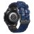 RMPACK 22mm Univerzális Pótszíj Óraszíj Szilikon Triagle Dimension Style Kék/Fekete