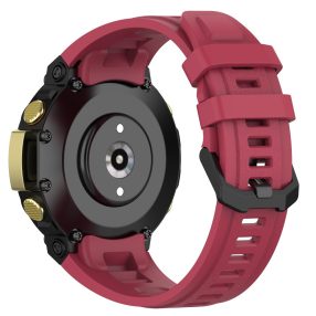  RMPACK Amazfit T-REX 2 Óraszíj Pótszíj Szilikon Szíj Elegant Edition Piros