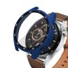 RMPACK Huawei Watch GT 3 46mm Védőkeret + Tempered Glass Kijelzővédő Üvegfólia Shockproof Series Sötétkék