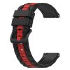 RMPACK Huawei Watch GT 3 46mm Szilikon Óraszíj Pótszíj Óraszíj Chain - Mintázattal Fekete/Piros