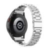 RMPACK 20mm Samsung Galaxy Watch 5 44mm / Watch 5 40mm / Watch 5 Pro 45mm Óraszíj Fémszíj Pótszíj Elegant Man Series Ezüst