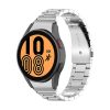 RMPACK 20mm Samsung Galaxy Watch 5 44mm / Watch 5 40mm / Watch 5 Pro 45mm Óraszíj Fémszíj Pótszíj Elegant Man Series Ezüst