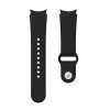 RMPACK 20mm Samsung Galaxy Watch 5 44mm / Watch 5 40mm / Watch 5 Pro 45mm Pótszíj Szilikon Óraszíj Woman Casual Series Fekete