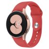 RMPACK 20mm Samsung Galaxy Watch 5 44mm / Watch 5 40mm / Watch 5 Pro 45mm Pótszíj Szilikon Óraszíj Woman Casual Series Piros