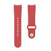 RMPACK 20mm Samsung Galaxy Watch 5 44mm / Watch 5 40mm / Watch 5 Pro 45mm Pótszíj Szilikon Óraszíj Woman Casual Series Piros