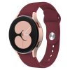 RMPACK 20mm Samsung Galaxy Watch 5 44mm / Watch 5 40mm / Watch 5 Pro 45mm Pótszíj Szilikon Óraszíj Woman Casual Series Bordó