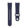 RMPACK 20mm Samsung Galaxy Watch 5 44mm / Watch 5 40mm / Watch 5 Pro 45mm Pótszíj Szilikon Óraszíj Woman Casual Series Sötétkék
