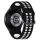 RMPACK 20mm Samsung Galaxy Watch 5 44mm / Watch 5 40mm / Watch 5 Pro 45mm Pótszíj - Szilikon Szíj Óraszíj - Dual Hole Sport Woman Style Fekete/Fehér