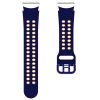 RMPACK 20mm Samsung Galaxy Watch 5 44mm / Watch 5 40mm / Watch 5 Pro 45mm Pótszíj - Szilikon Szíj Óraszíj - Dual Hole Sport Woman Style Kék/Barna