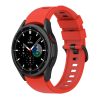 RMPACK 20mm Samsung Galaxy Watch 5 44mm / Watch 5 40mm / Watch 5 Pro 45mm Szilikon Óraszíj Pótszíj COOL Series Piros