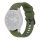 RMPACK 20mm Samsung Galaxy Watch 5 44mm / Watch 5 40mm / Watch 5 Pro 45mm Szilikon Óraszíj Pótszíj COOL Series KatonaZöld