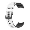 RMPACK 20mm Samsung Galaxy Watch 5 44mm / Watch 5 40mm / Watch 5 Pro 45mm Szilikon Óraszíj Pótszíj DUALColor Series Fehér/Fekete