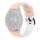 RMPACK 20mm Samsung Galaxy Watch 5 44mm / Watch 5 40mm / Watch 5 Pro 45mm Szilikon Óraszíj Pótszíj DUALColor Series Rózsaszín/Fehér