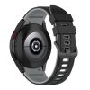 RMPACK 20mm Samsung Galaxy Watch 5 44mm / Watch 5 40mm / Watch 5 Pro 45mm Szilikon Óraszíj Pótszíj DUALColor Series Fekete/Szürke