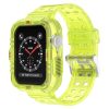 RMPACK Apple Watch Ultra 49mm Óraszíj Pótszíj Védőkerettel Rugged Series Áttetsző/Zöld