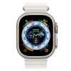 RMPACK Apple Watch Ultra 49mm Pótszíj Szilikon Óraszíj Soft Series Ocean Style Csillagfehér