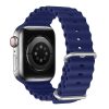 RMPACK Apple Watch Ultra 49mm Óraszíj Szilikon Pótszíj Tubular Series Solid Series Kék