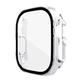   RMPACK Apple Watch Ultra 49mm Védőkeret Protection Cover Üvegfóliával Tempered Glass Áttetsző