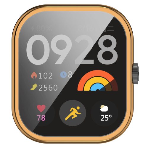RMPACK Xiaomi Redmi Watch 4 Keret Szilikon Védőkeret  Rózsaarany