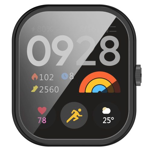 RMPACK Xiaomi Redmi Watch 4 Keret Szilikon Védőkeret Fekete