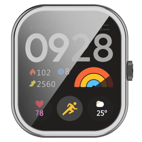 RMPACK Xiaomi Redmi Watch 4 Keret Szilikon Védőkeret Ezüst