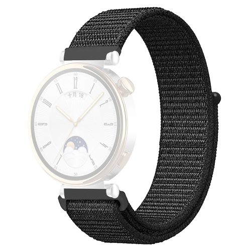 RMPACK Huawei Watch GT 4 41mm Szíj Nylon Szövet Pótszíj Sport Syle Fekete