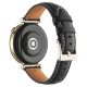 RMPACK Huawei Watch GT 4 41mm Bőrszíj Pótszíj Cow Band Style Szíj Fekete