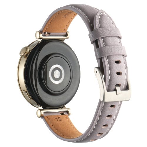 RMPACK Huawei Watch GT 4 41mm Bőrszíj Pótszíj Cow Band Style Szíj VilágosLila