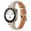 RMPACK Huawei Watch GT 4 41mm Bőrszíj Pótszíj Cow Band Style Szíj Bézs