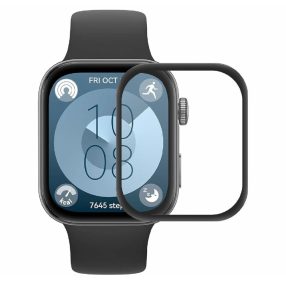   RMPACK Huawei Watch Fit 3 Kijelzővédő Fólia Fekete Kerettel TPU