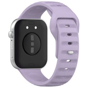   RMPACK Huawei Watch Fit 3 Szilikon Óraszíj Pótszíj Dots Design Lila