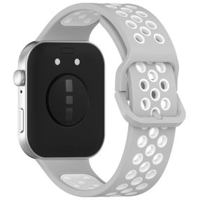   RMPACK Huawei Watch Fit 3 Pótszíj Óraszíj Szilikon Szíj DUAL Color Szürke/Fehér